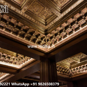 Wooden Classic Ceiling Design New Hall Ceiling Design No-8935