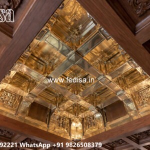 Wooden Classic Ceiling Design Pvc Ceiling Ke Design No-8952