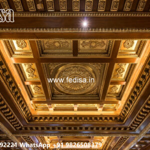 Wooden Classic Ceiling Design Pop Ka Design Plus Minus No-8957
