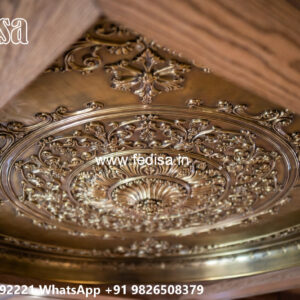 Wooden Classic Ceiling Design Bedroom Ceiling Pop No-8964