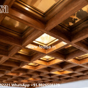 Wooden Classic Ceiling Design Cr Ceiling Design No-8986