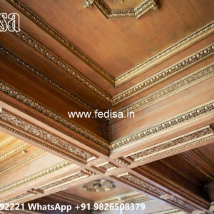 Wooden Classic Ceiling Design Ceiling Design For Dining No-9005