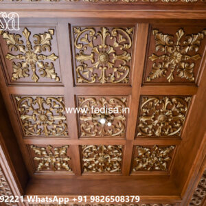 Wooden Classic Ceiling Design Trending False Ceiling Design No-9011