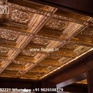 Wooden Classic Ceiling Design Ceiling Light Pop Design No-9012