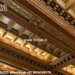 Wooden Classic Ceiling Design Living Room Fan Design No-9031