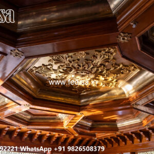 Wooden Classic Ceiling Design Pop Design Simple Minus Plus No-9056