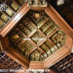 Wooden Classic Ceiling Design Wall Ceiling Design For Living Room No-9071