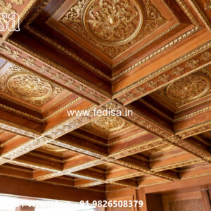 Wooden Classic Ceiling Design Box Pop Design No-9085