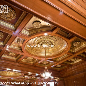 Wooden Classic Ceiling Design Cement Ceiling Design For Hall 2026 No-9088