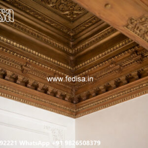 Wooden Classic Ceiling Design Studio Ceiling Design No-9104