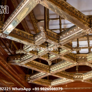 Wooden Classic Ceiling Design Bamboo False Ceiling Design No-9107