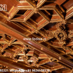 Wooden Classic Ceiling Design Ceiling Concrete Design No-9120
