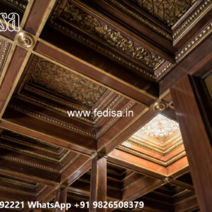 Wooden Classic Ceiling Design Fall Ceiling Model No-9123