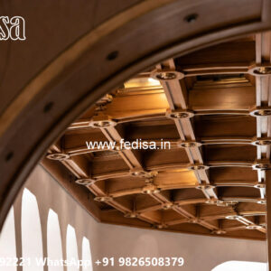 Wooden Classic Ceiling Design Heavy False Ceiling Design No-9126