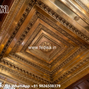 Wooden Classic Ceiling Design Drawing Room For Ceiling No-9139