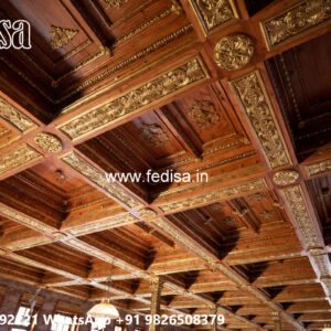 Wooden Classic Ceiling Design False Ceiling Tv Unit No-9161