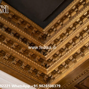 Wooden Classic Ceiling Design Heavy Ceiling Design No-9166