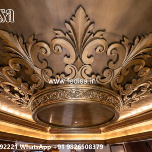 Wooden Classic Ceiling Design Arched Ceiling Ideas No-9176