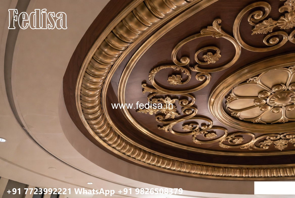 Wooden Classic Ceiling Design Best Pop Design For Kitchen No-9177