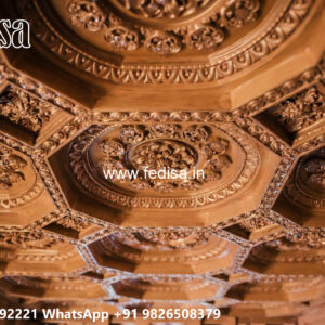 Wooden Classic Ceiling Design Minus Plus False Ceiling No-9179