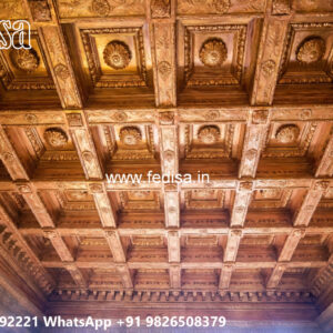 Wooden Classic Ceiling Design Small Washroom Ceiling Design No-9188