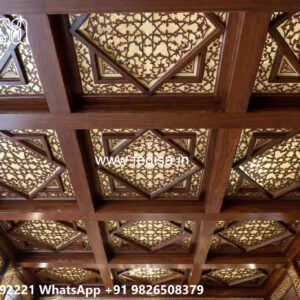 Wooden Classic Ceiling Design Simple Pop Design For Bathroom No-9194