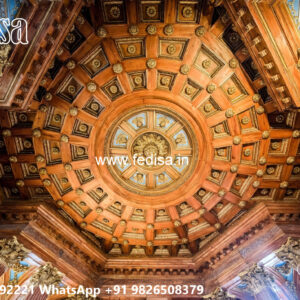 Wooden Classic Ceiling Design Pop Decoration At Home Ceiling No-9239