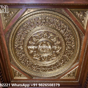 Wooden Classic Ceiling Design Best False Ceiling Design For Drawing Room No-9256