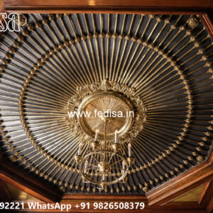 Wooden Classic Ceiling Design Ceiling Skirting Designs No-9258