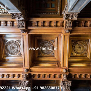 Wooden Classic Ceiling Design Sada Pop Ke Design No-9260