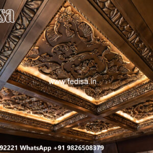 Wooden Classic Ceiling Design Siling Ka Dijain No-9270