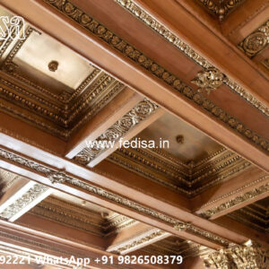 Wooden Classic Ceiling Design Four Ceiling Latest Design No-9274