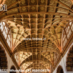 Wooden Classic Ceiling Design Wall Ceiling Pop No-9278