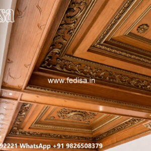 Wooden Classic Ceiling Design False Ceiling Lcd Design No-9282