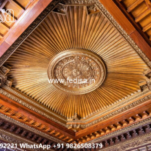 Wooden Classic Ceiling Design Pop Ceiling Color Design No-9283