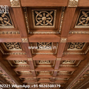 Wooden Classic Ceiling Design Pop Design Kitchen Simple No-9288