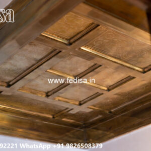 Wooden Classic Ceiling Design Simple Ceiling Pop Design Small Hall No-9289