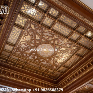 Wooden Classic Ceiling Design Pvc False Ceiling No-9295