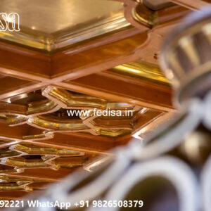 Wooden Classic Ceiling Design Pop False Ceiling No-9296