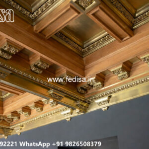 Wooden Classic Ceiling Design False Ceiling Cost No-9297