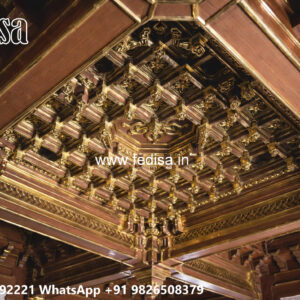 Wooden Classic Ceiling Design Gypsum False Ceiling Price No-9317