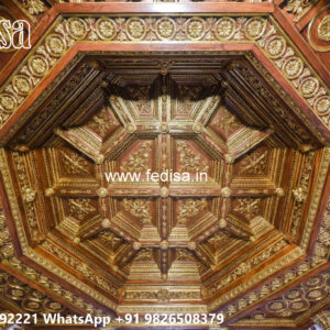 Wooden Classic Ceiling Design Gyproc False Ceiling Price No-9326