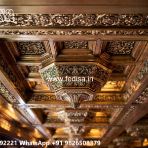 Wooden Classic Ceiling Design Fall Ceiling Pop No-9331