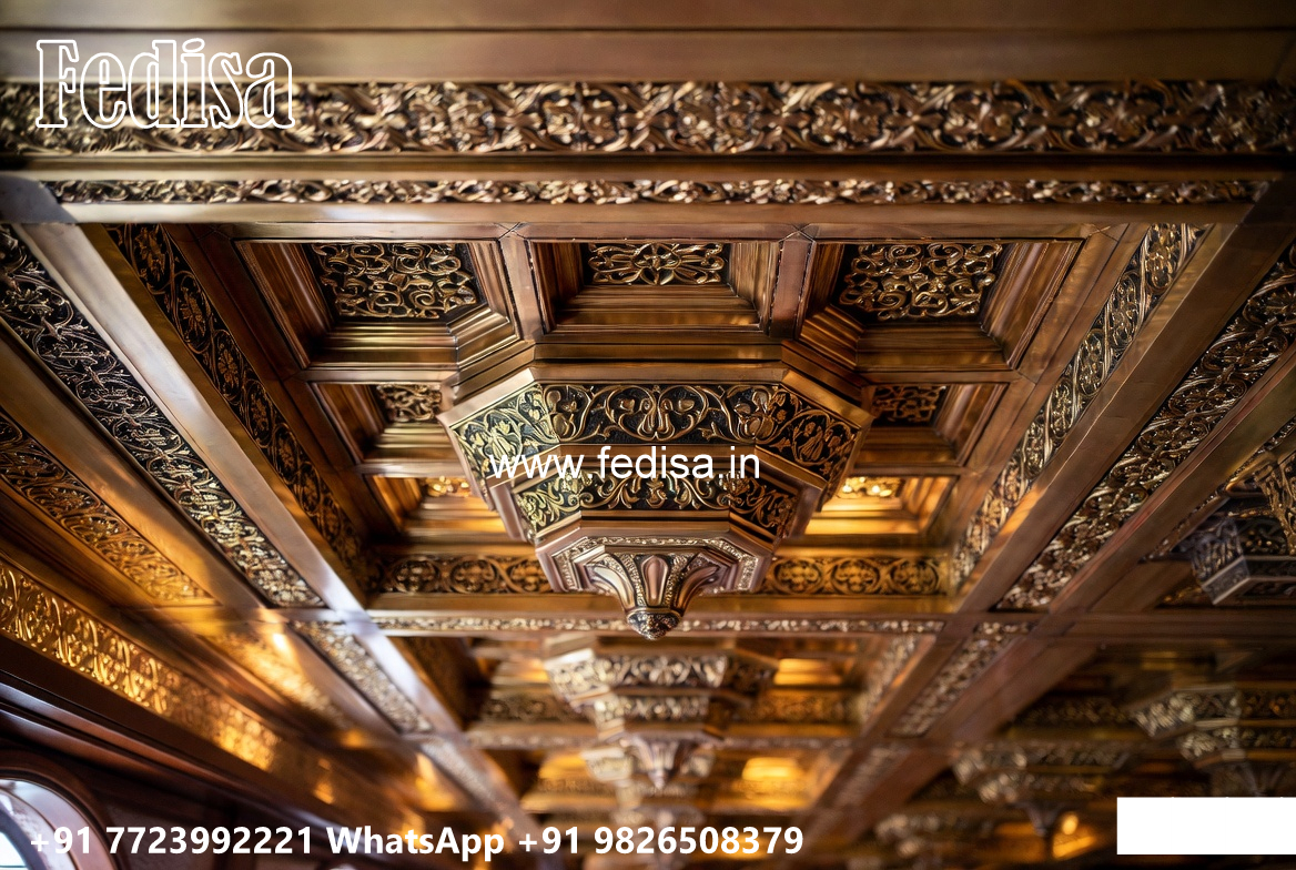 Wooden Classic Ceiling Design Fall Ceiling Pop No-9331
