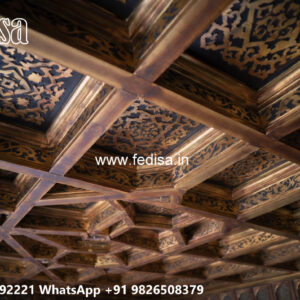 Wooden Classic Ceiling Design Dining False Ceiling No-9340