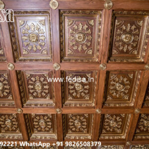 Wooden Classic Ceiling Design Mdf False Ceiling No-9349