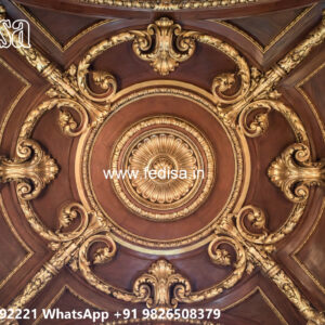 Wooden Classic Ceiling Design Balcony False Ceiling No-9350