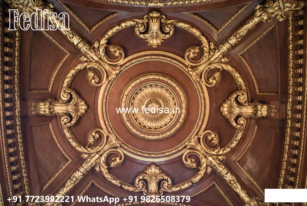 Wooden Classic Ceiling Design Balcony False Ceiling No-9350