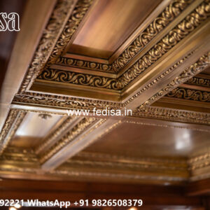 Wooden Classic Ceiling Design Thermocol False Ceiling Near Me No-9354