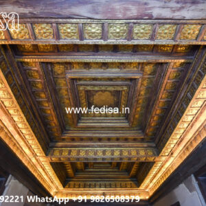 Wooden Classic Ceiling Design Modern False Ceiling No-9356